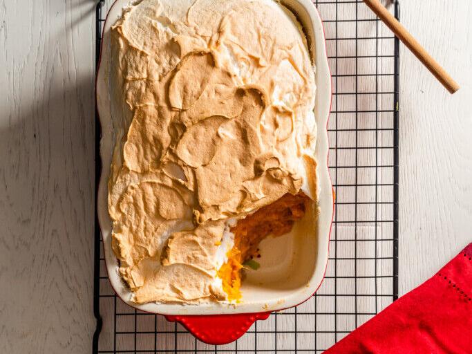 Meringue-Topped Sweet Potato Bake